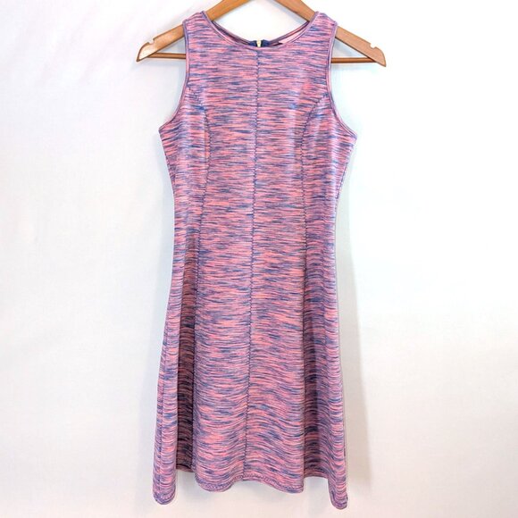 Lilly Pulitzer | Cove Flamingo Pink Space Dye Active Fit & Flare Mini Dress | XS - Picture 7 of 14